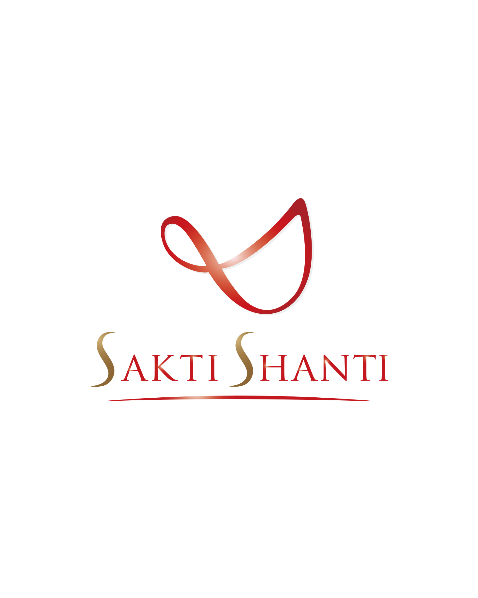 「SAKTI SHANTI」のブランドロゴを制作しました。