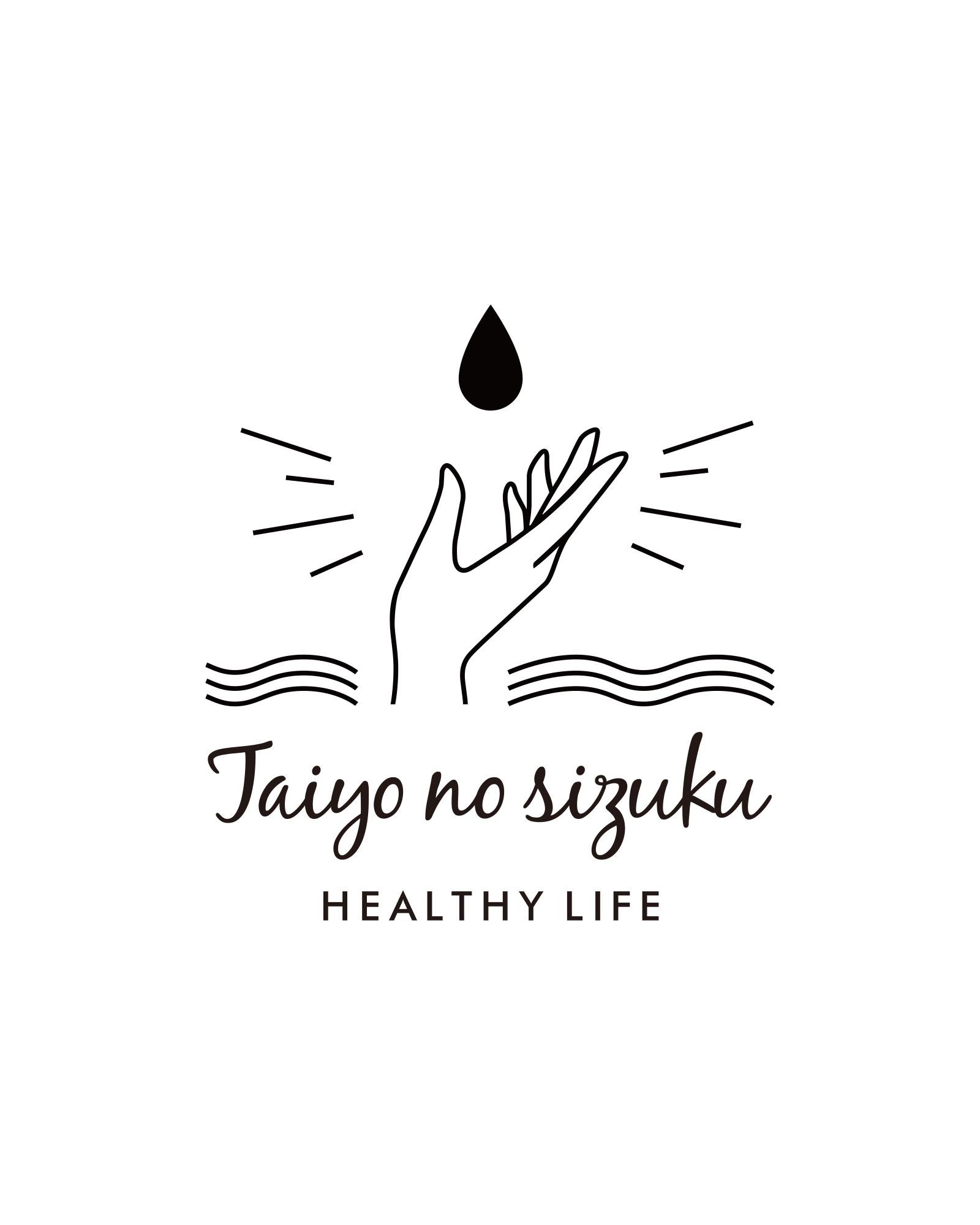 「Taiyou no Sizuku」のロゴを制作しました。