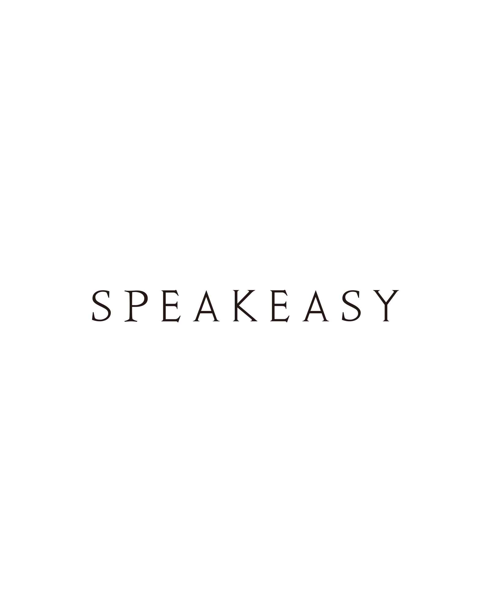 アイウェアショップ「SPEAKEASY」のロゴを制作しました。